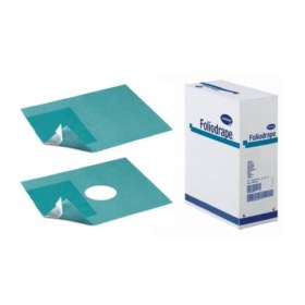 Fenestrated Adhesive surgical drapes Foliodrape Protect Hartmann 75x90cm