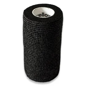 Self-adhesive elastic bandages 10cm x 4.5m | Black