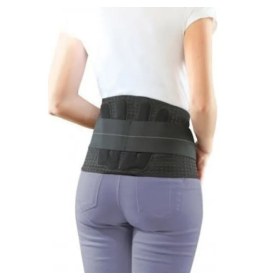 Ζώνη οσφύος με 4 μπανέλες, διπλής σύσφιξης ύψος 21cm 6675 - 