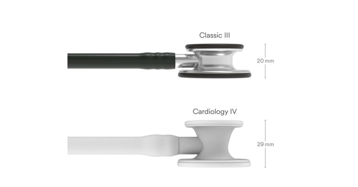 Littmann Classic III Monitoring Stethoscope: Black 5620 - HCE - View #9