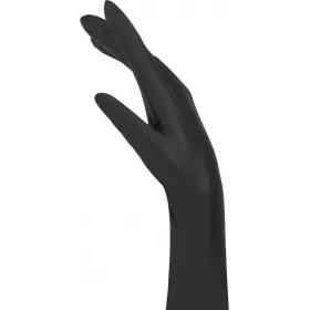 Γάντια εξεταστικά νιτριλίου χωρίς πούδρα SOFT CARE VIVID 100 τεμάχια μαύρα  | S - 