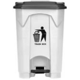 Medical-Hospital Waste Pedal Bin 68Lit White | With charcoal lid