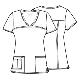 Μπλούζα γυναικεία STRETCH 4727 BLKW Μαύρη - 