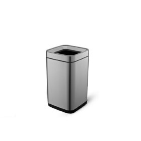 Deluxe Inox Square Bin with Open Top | 20lt