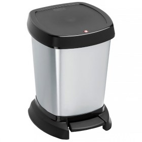Κάδος τετράγωνος με πεντάλ PASO με υδραυλικό μηχανισμό κλεισίματος 6lit - Κάδος τετράγωνος με πεντάλ PASO με υδραυλικό μηχανισμό κλεισίματος 50lit