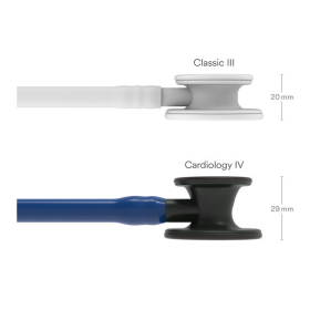 Littmann® Cardiology IV Stethoscope Special Edition | Navy Blue (Black Finish) 6168 - 
