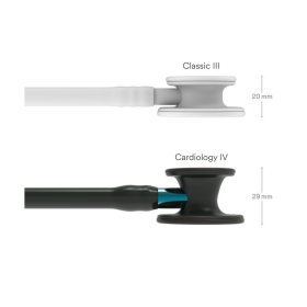 Littmann® Cardiology IV Stethoscope Special Edition | Black (Black Finish) 6201 - 