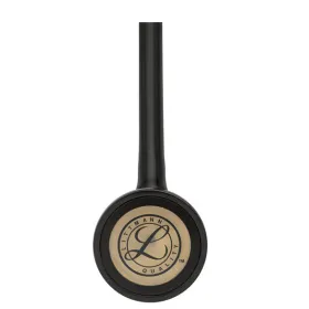 Littmann Master Cardiology Stethoscope Brass-Finish Chestpiece, Black Tube 2175