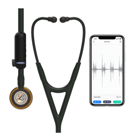 3M Littmann Core Digital Stethoscope Black | Copper Finish 8863