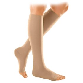 Κάλτσες κάτω γόνατος Medi Duomed CCL1 ανοιχτά δάκτυλα μπεζ