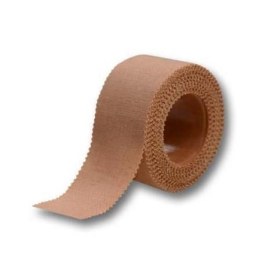 Plastiplast Fabric Adhesive Tapes Micropore Type 1/2" 1.25cm x 5m Brown - 