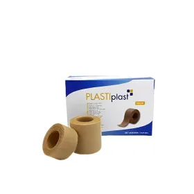Plastiplast Fabric Adhesive Tapes Micropore Type 1/2" 1.25cm x 5m Brown