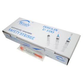 Syringes Wealy 1ml 29G 100 pieces
