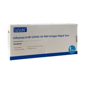 Lysun Influenza A&B, Covid-19 and RSV Antigen Rapid Test 10 pieces