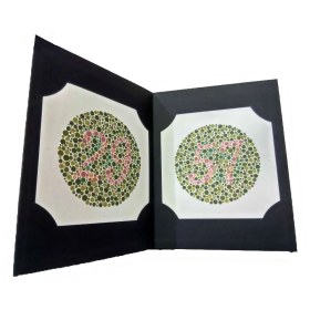 Τεστ αχρωματοψίας Ishihara 38 κάρτες