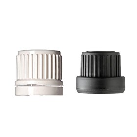 Πλαστικό πώμα ασφαλείας PP18 για φιαλίδια Dropper