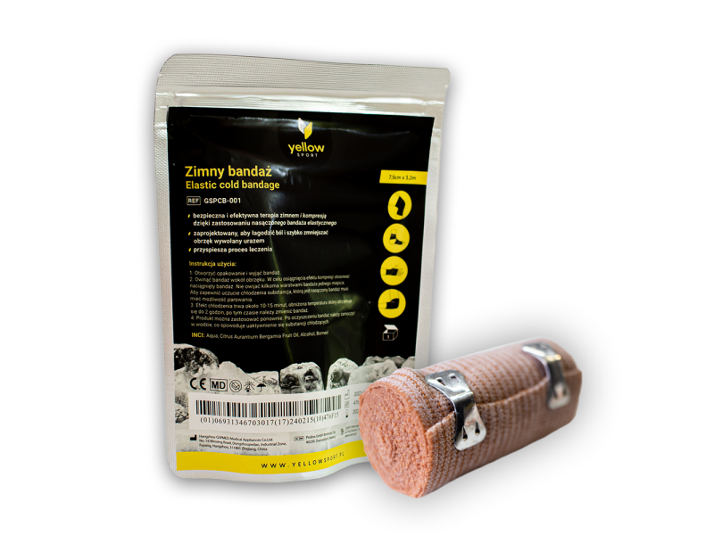 Cooling Elastic Bandage 7.5cm x 3.2m Beige Cooling Elastic Bandage 7.5cm x 3.2m Beige