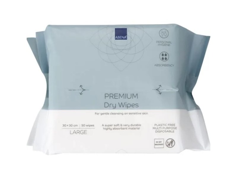 Abena Dry wipes Premium 50 pieces Abena Dry wipes Premium 50 pieces