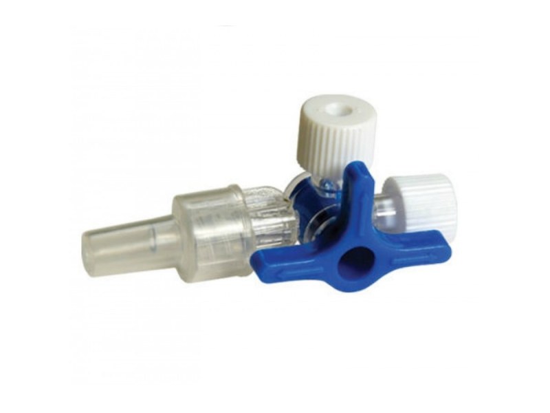 Soft Care 3-way connector Blue Soft Care 3-way connector Blue