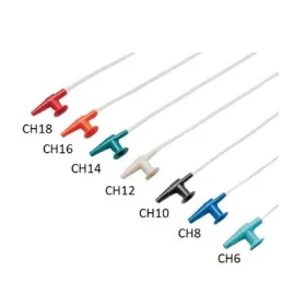 Καθετήρες αναρρόφησης με Control 60cm κουτί 50 τεμαχίων | No.12