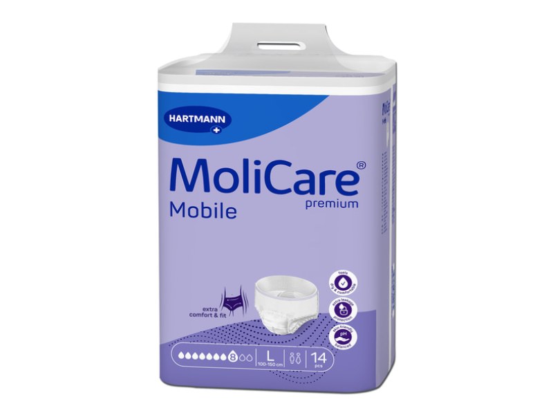 Πάνες ακράτειας (βρακάκι) νυκτός Molicare Premium Mobile 14 τεμάχια Πάνες ακράτειας (βρακάκι) νυκτός Molicare Premium Mobile 14 τεμάχια