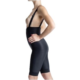 Κορσές σύσφιξης γυναικείο πάνω γόνατο με τιράντες 0104 μαύρος