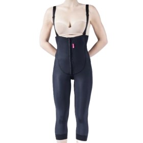 Garment for liposuction below breasts and knees 0105 black
