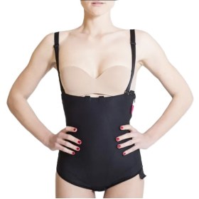Garment for abdominoplasty prostoperative recovery 1351 black