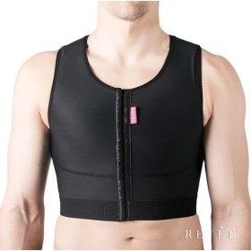 Corset Gynecomastia garment short 030 black