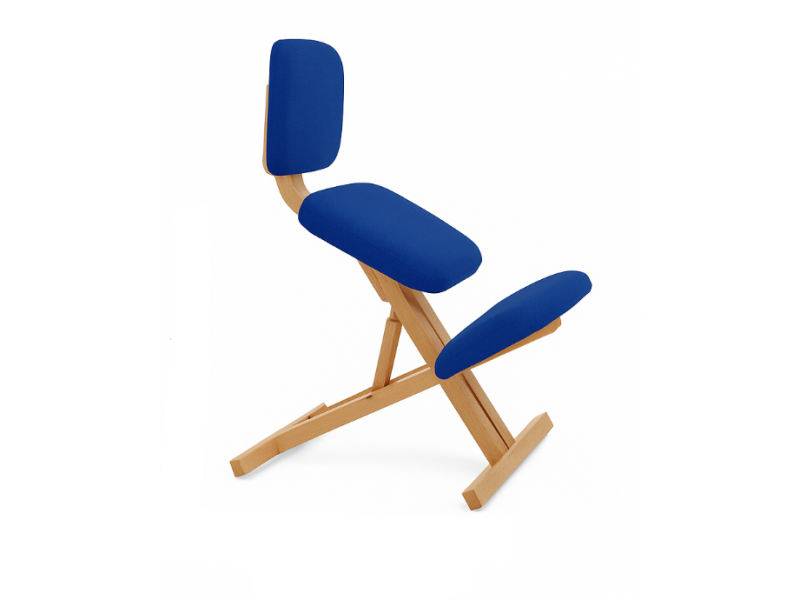 Folding Ergonomic Kneeling Chair with Back Support S2105 Blue Folding Ergonomic Kneeling Chair with Back Support S2105 Blue