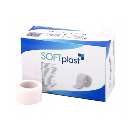 Ταινίες στερέωσης χάρτινες Softplast (τύπου Micropore) | 2" 5cm x 9.14m 6 τεμάχια