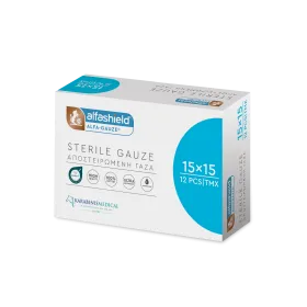 Sterile gauze swabs 15x15cm (5x5cm) 12ply 12pcs