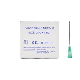 Bελόνες μιας χρήσης (40mm) Κίνας 100 τεμάχια | 21G x 1 1/2