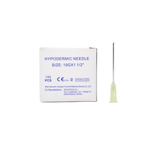 Disposable Needles (40mm) China 100 Pieces | 19G x 1 1/2