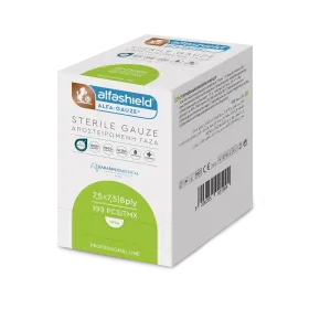 Γάζες αποστειρωμένες 17x30cm (7.5x7.5cm) 8ply 100 τεμάχια