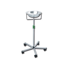 Τροχήλατος λεκανοστάτης μονός Inox Gima