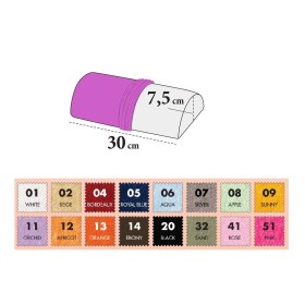 Κάλυμμα πετσετέ ημικυλινδρικού μαξιλαριού - υποβραχιονίου