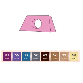 Κάλυμμα προσκέφαλου βελούδινο με τρύπα 