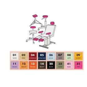 Terry Stool Cover – Fits Furniture Parts 15–25 cm