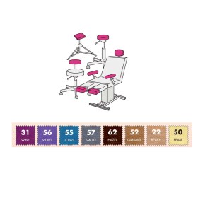 Κάλυμμα βελούδινο σκαμπώ - τμημάτων επίπλων 15-25cm