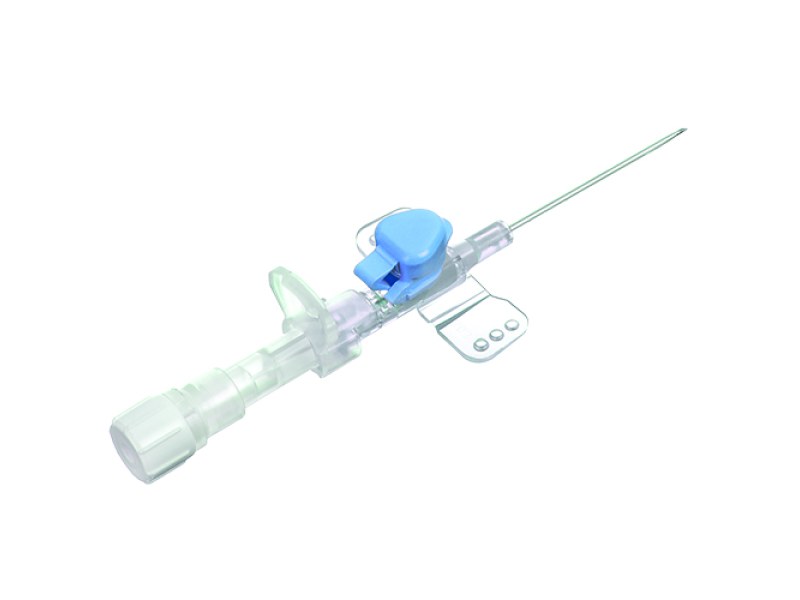 Polyflex I.V. Cannula with port, snap fit cap & perforated wings 100 pcs Polyflex I.V. Cannula with port, snap fit cap & perforated wings 100 pcs