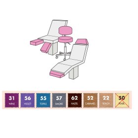 Velvet Stool Cover – Fits Furniture Parts 38–50 cm