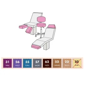 Velvet Stool Cover – Fits Furniture Parts 38–50 cm