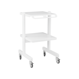 Τρόλεϊ ιατρικών μηχανημάτων με 2 ράφια CAR2P/IRON