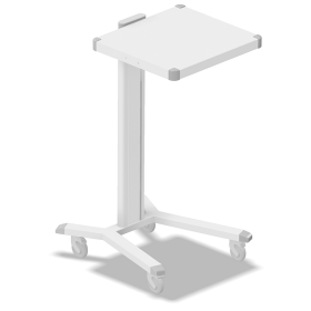 Τρόλεϊ ιατρικών μηχανημάτων με 1 ράφι CAR1P-MNF