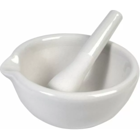 Γουδί πορσελάνης με γουδοχέρι | 100ml - 10cm