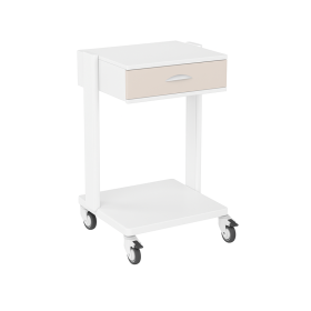 Τρόλεϊ ιατρικών μηχανημάτων με 2 ράφια & συρτάρι CARSPEC15/45
