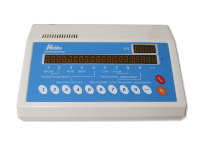Leucocyte digital counter, 10 keys Leucocyte digital counter, 10 keys