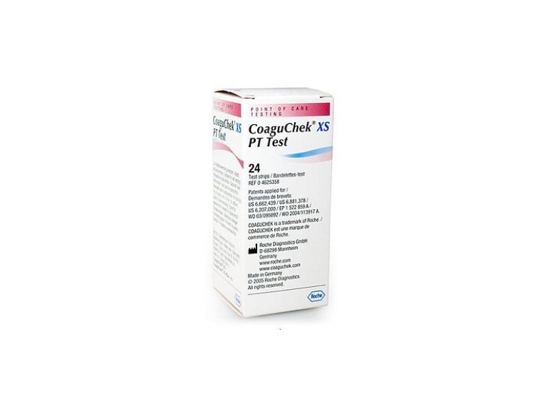 Coaguchek XS PT Test Strips 24pcs Coaguchek XS PT Test Strips 24pcs
