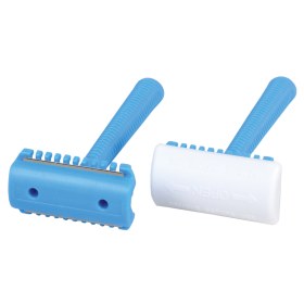 Ξυραφάκια χειρουργείου διπλής κοπής μιας χρήσης μπλε 50τμχ